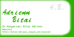 adrienn bitai business card